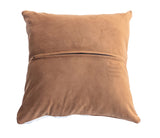 Brown & White Cowhide Cushion