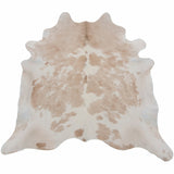 Beige & White Special Natural Cowhide Rug
