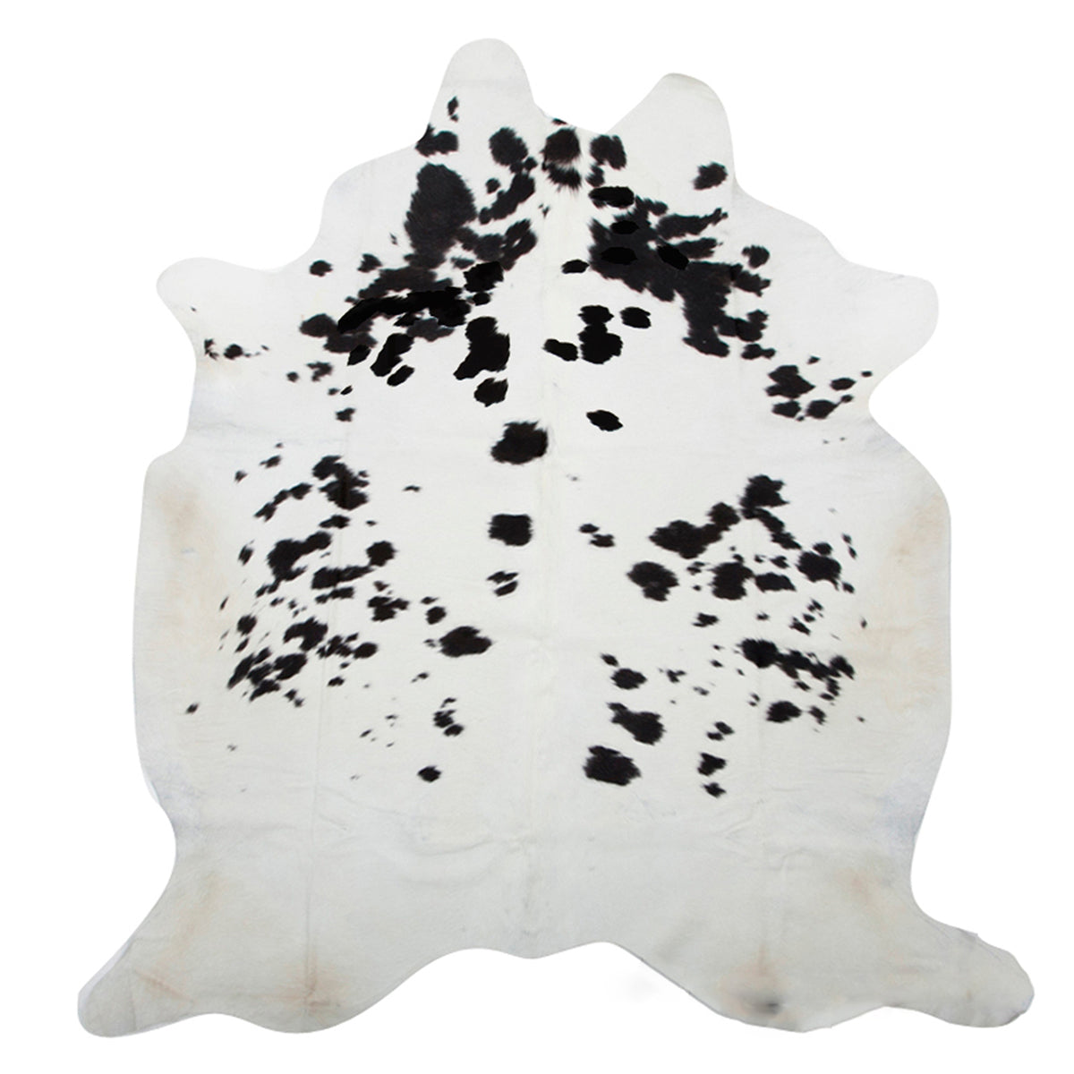 Black & White Cowhide Rug Quality Leather Skin Hide Rugs Australia