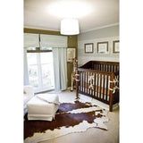 Brown & White Hereford Natural Cowhide Rug