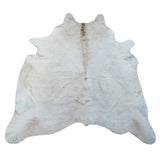 Natural Cream White Natural Cowhide Rug