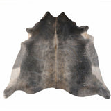 Dark Grey Natural Cowhide Rug