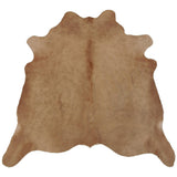 Darker Beige Natural Cowhide Rug