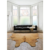 Darker Beige Natural Cowhide Rug