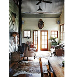 Exotic White Belly Cowhide Rug