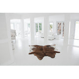 Exotic White Belly Cowhide Rug