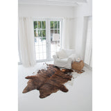 Exotic White Belly Cowhide Rug