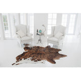 Exotic White Belly Cowhide Rug