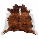 Exotic White Belly & White Spine Cowhide Rug