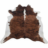 Exotic White Belly & White Spine Cowhide Rug