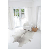 Light Grey Natural Cowhide Rug