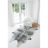 Light Salt & Pepper Natural Cowhide Rug