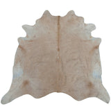 Lighter Beige Natural Cowhide Rug