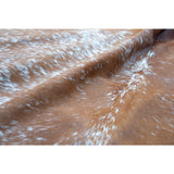 Medium Brown Salt & Pepper Natural Cowhide Rug