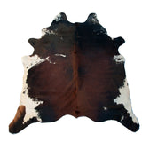 Reddish Brown Natural Cowhide Rug