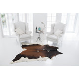 Reddish Brown Natural Cowhide Rug