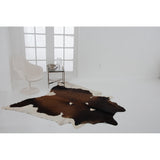 Reddish Brown Natural Cowhide Rug