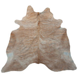 Beige Exotic Natural Cowhide Rug