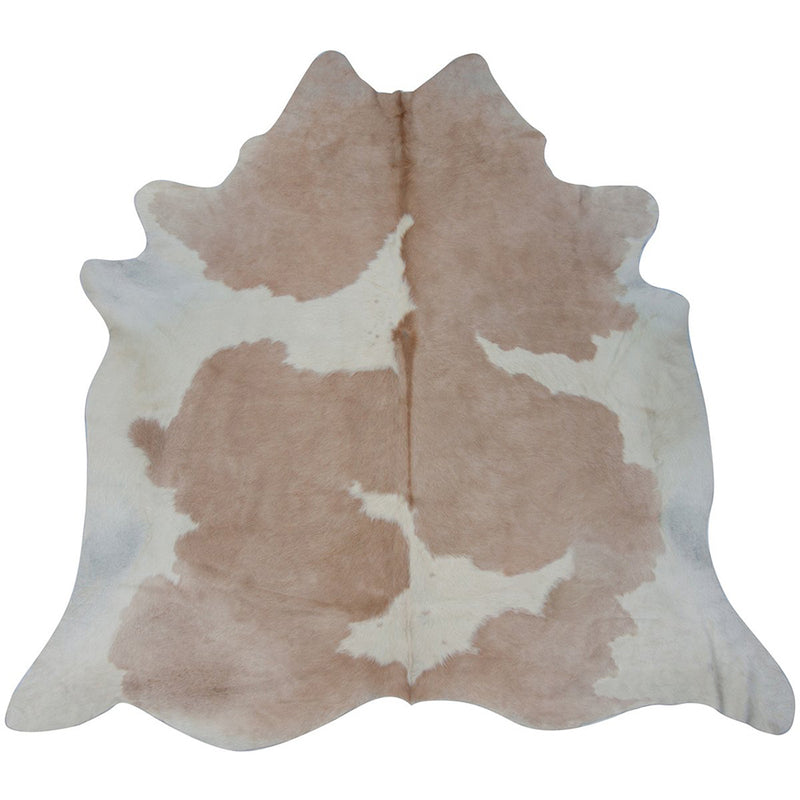 Beige & White Special Natural Cowhide Rug