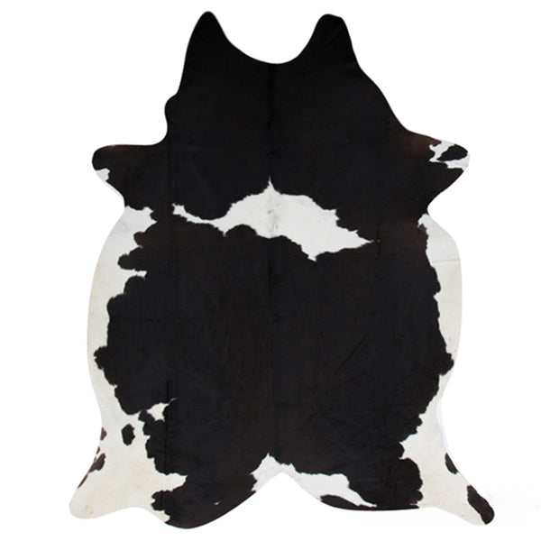 Black & White Natural Cowhide Rug