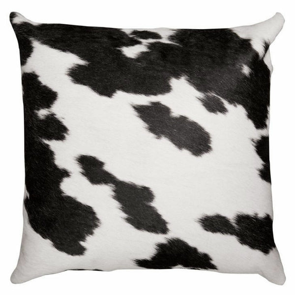 Black & White Cowhide Cushion