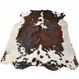 Brazilian Tri-Colour Natural Cowhide Rug