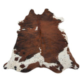 Brazilian Tri-Colour Natural Cowhide Rug