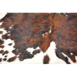 Brazilian Tri-Colour Natural Cowhide Rug