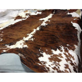 Brazilian Tri-Colour Natural Cowhide Rug