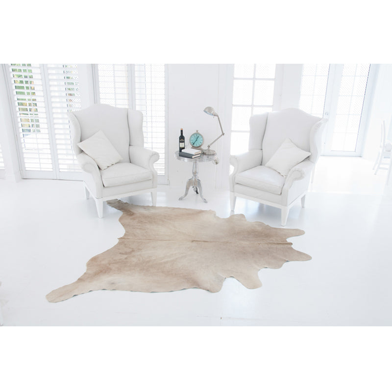 Champagne Natural Cowhide Rug