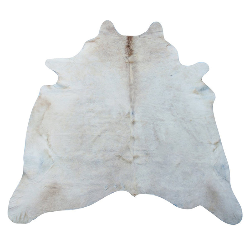 Cream Off-White Natural Cowhide Rug