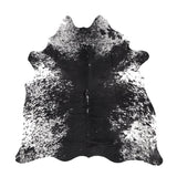 Dark Salt & Pepper Rug Natural Cowhide Rug