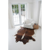 Exotic White Belly & White Spine Cowhide Rug