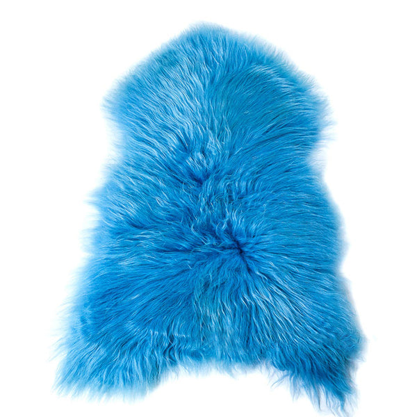 Icelandic Sheepskin Rug - Azure Blue