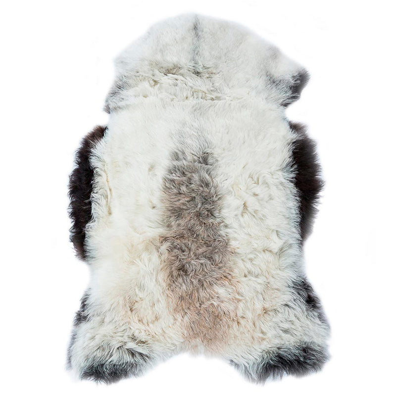 Icelandic Sheepskin Rug - Short Wool Grey With Dark Edges