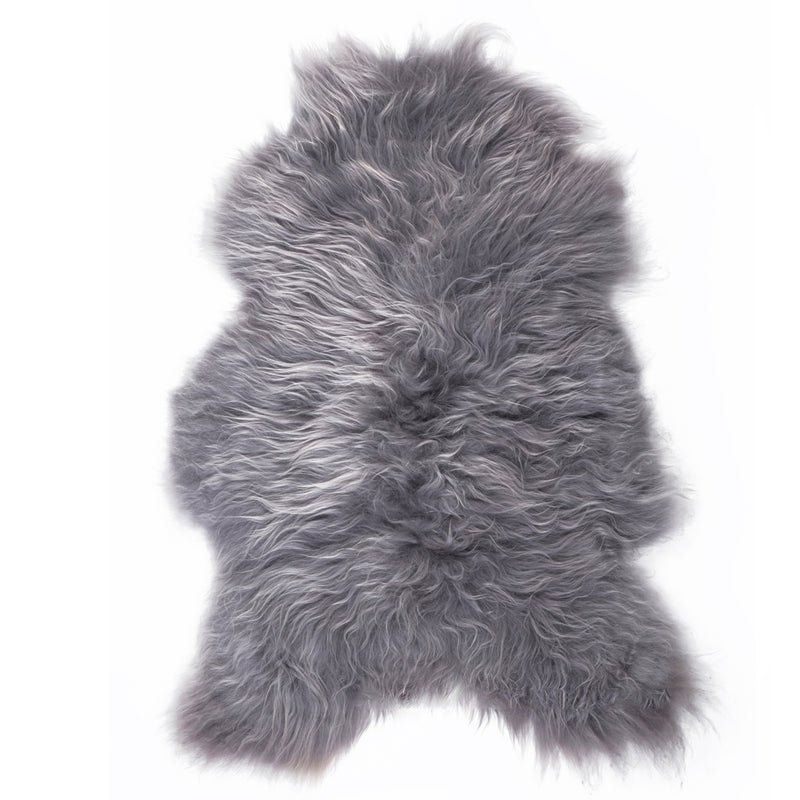 Icelandic Sheepskin Rug - Storm Dyed Grey