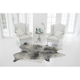 Light Salt & Pepper Natural Cowhide Rug