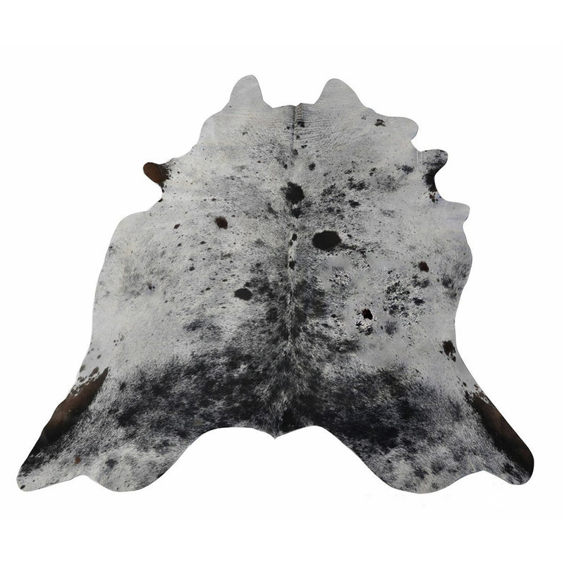 Light Salt & Pepper Natural Cowhide Rug