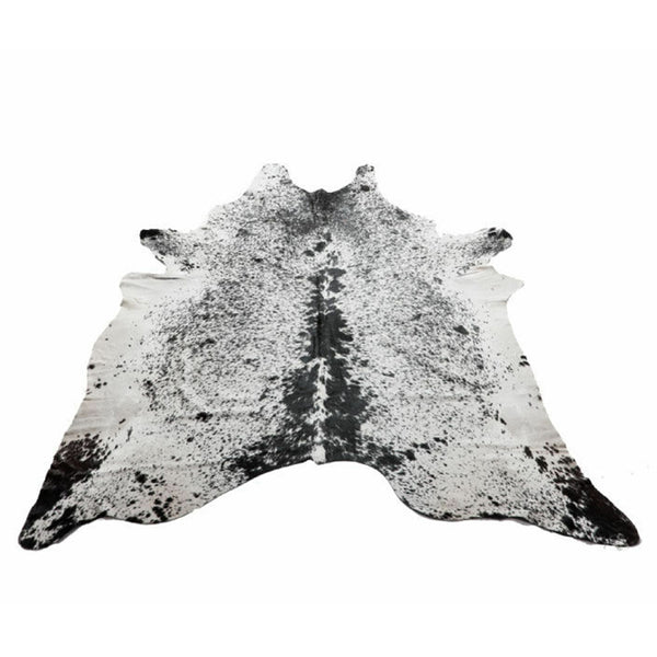 Light Salt & Pepper Natural Cowhide Rug