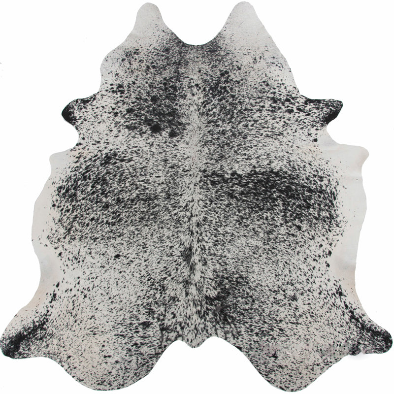 Light Salt & Pepper Natural Cowhide Rug