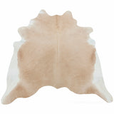 Lighter Beige Natural Cowhide Rug