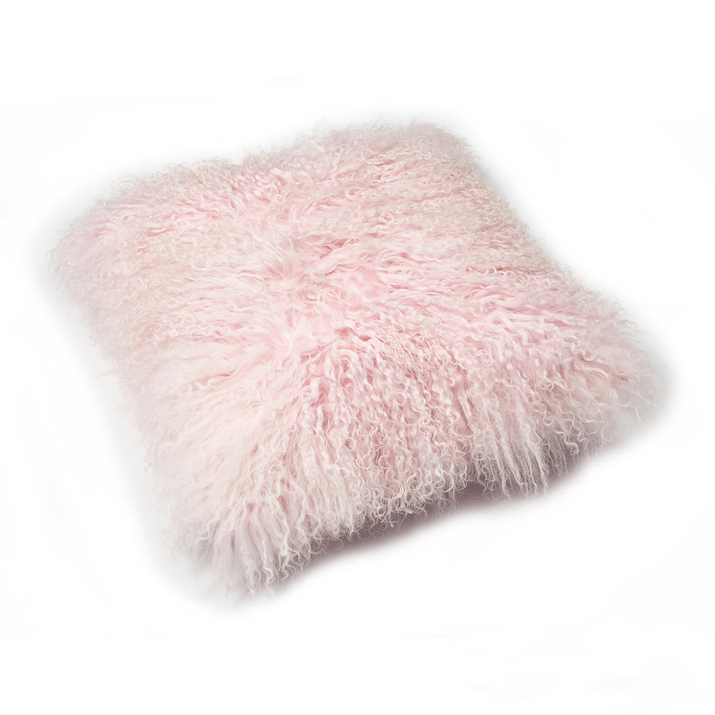 Baby pink fluffy cushions sale