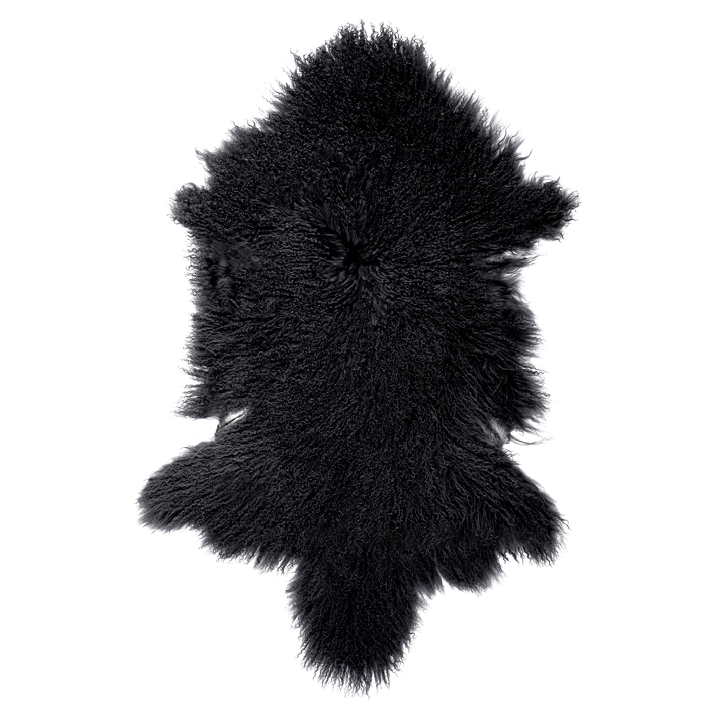 Black Mongolian Lambswool Rug | Fast Shipping Australia Wide! – Cowhide ...