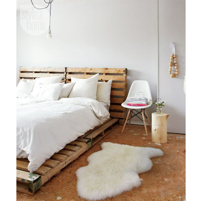 White Australian Sheepskin Rug